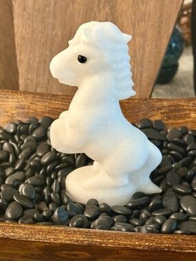 White Jade Carved Horse